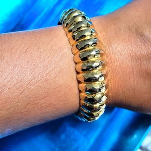 Vintage 90s Faux Gold Bracelet
